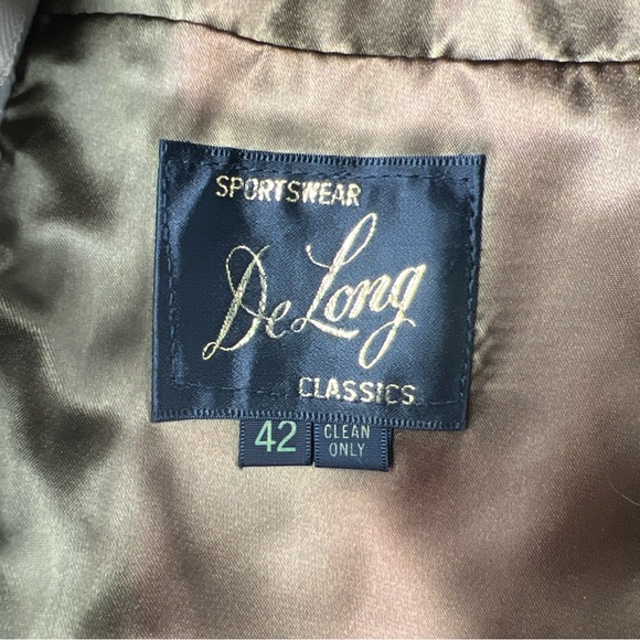 De Long Suede Jacket W. Removable Liner  1970'S Women’s Size 42 VINTAGE EUC - Picture 5 of 11